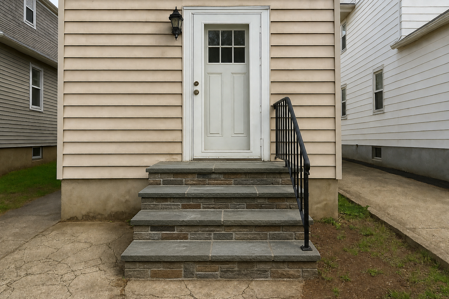Front Steps Replacement in Hackensack, NJ — after renovation visualization
